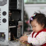 雪莱跟爸爸一起混的日子